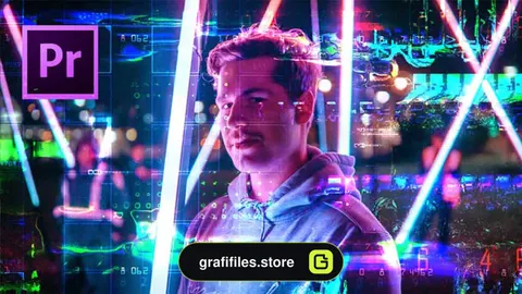 پروژه پریمیر ترانزیشن Digital Glitch Transition