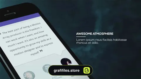 پروژه پریمیر تیزر معرفی اپلیکیشن 3D Phone App Promo