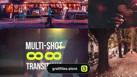 پروژه پریمیر ترانزیشن Multi-Shot Transitions