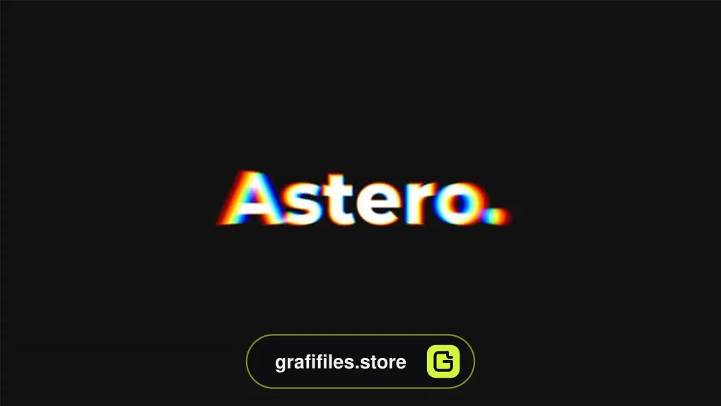 پروژه پریمیر وله با تایپوگرافی Astero - Dynamic Typo Opener