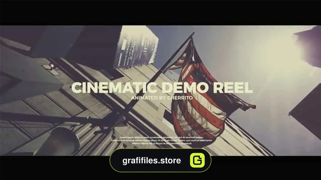 پروژه پریمیر اسلایدشو Cinematic Demo Reel