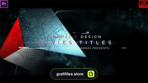 پروژه پریمیر وله Cinematic Design Movies Opener