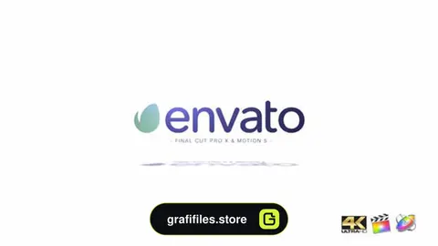 پروژه آماده فاینال کات پرو نمایش لوگو Clean Logo Reveal For Motion
