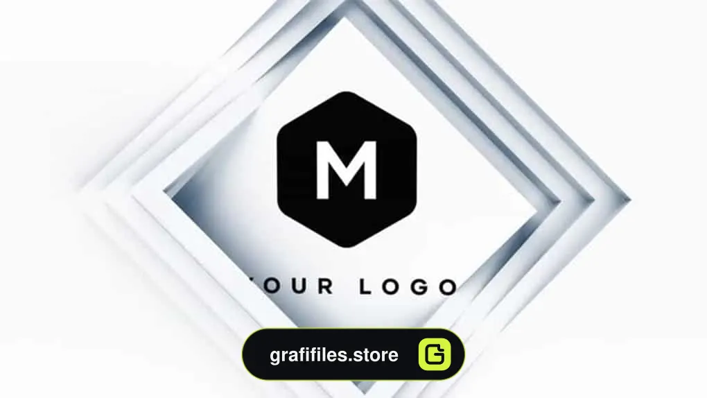 پروژه فاینال کات پرو نمایش لوگو Clean Square Logo