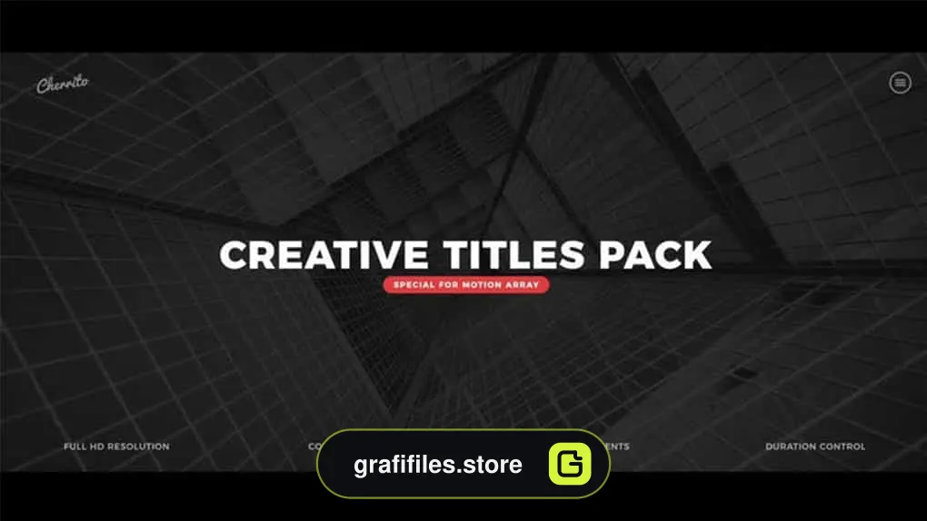 پروژه پریمیر تایتل Creative Titles Pack