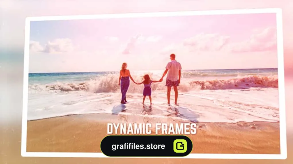 پروژه پریمیر اسلایدشو Dynamic Frames Slideshow