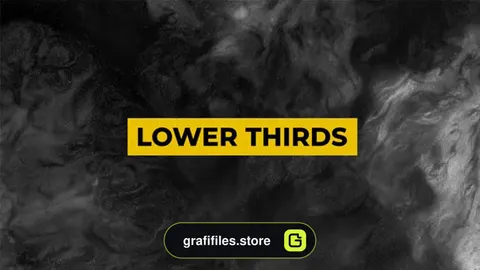 پروژه پریمیر زیرنویس Dynamic Lower Thirds