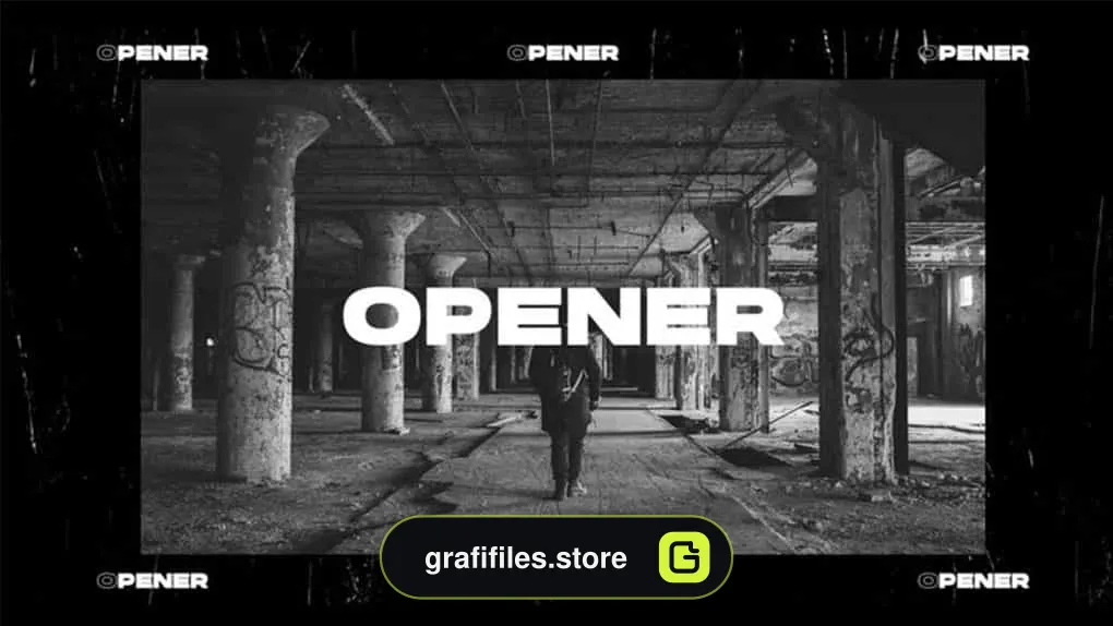 پروژه پریمیر اسلایدشو Dynamic Urban Media Opener Slideshow