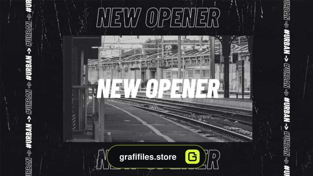 پروژه پریمیر اسلایدشو شهری Dynamic Urban Media Opener Slideshow