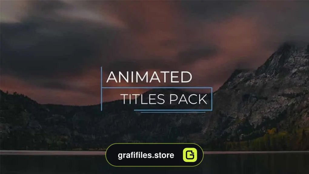پروژه پریمیر تایتل و زیرنویس Fast Corporate Titles & Lower Thirds 4K
