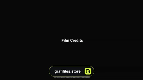 پروژه پریمیر تیتراژ پایانی فیلم Film Credits