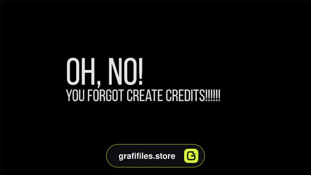 پروژه پریمیر تیتراژ پایانی فیلم Film Credits Kit