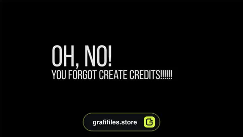 پروژه پریمیر تیتراژ پایانی فیلم Film Credits Kit