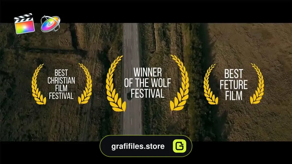 پروژه فاینال کات پرو تیتراژ پایانی فیلم Film Credits Pack