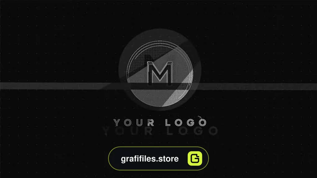 پروژه پریمیر نمایش لوگو Glitching Logo