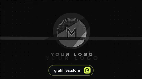 پروژه پریمیر نمایش لوگو Glitching Logo