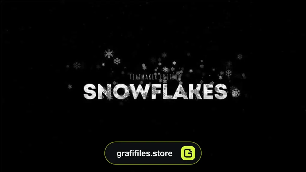 پروژه پریمیر تایتل Gold & Silver Snowflake Titles