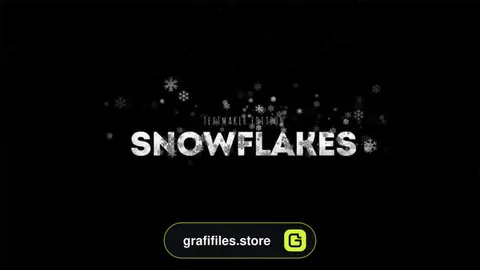 پروژه پریمیر تایتل Gold & Silver Snowflake Titles