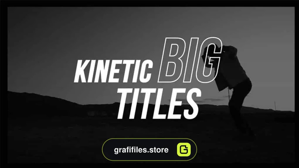 پروژه پریمیر نمایش عناوین تاپیوگرافی Kinetic Typography Titles