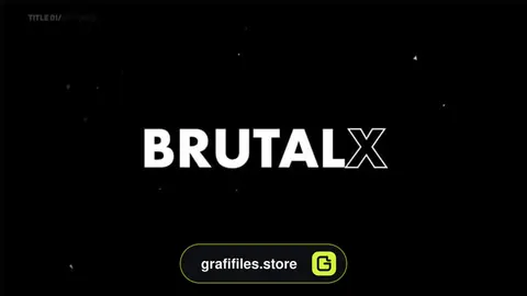 پروژه پریمیر نمایش عناوین تاپیوگرافی Kinetic Typography Titles V6 - BrutalX