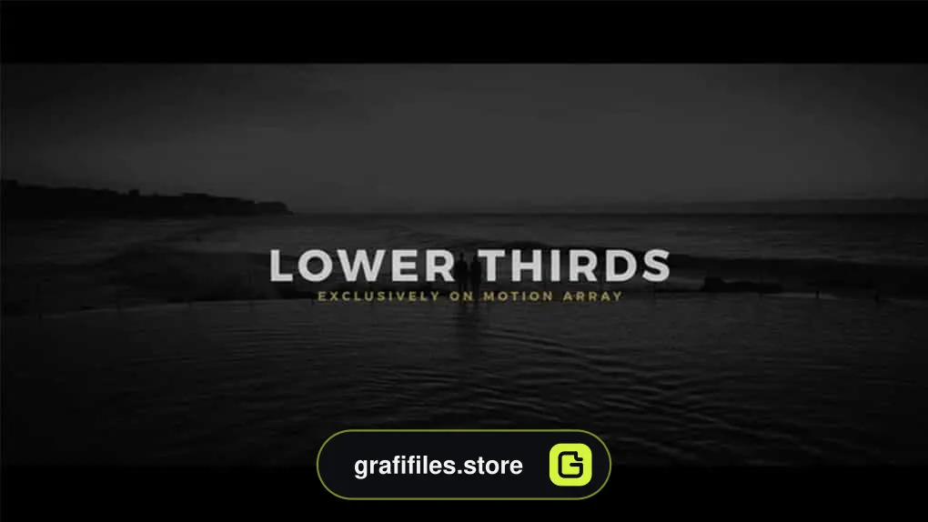 پروژه پریمیر Lower Thirds
