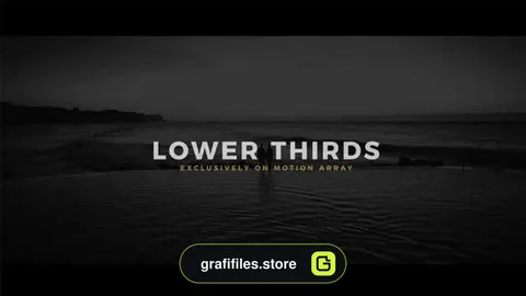 پروژه پریمیر Lower Thirds