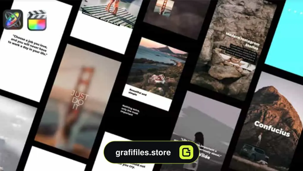 پروژه آماده فاینال کات پرو استوری اینستاگرام Modern Instagram Stories