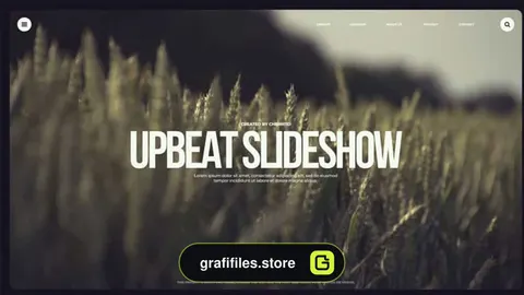 پروژه پریمیر اسلایدشو Modern Upbeat Slideshow