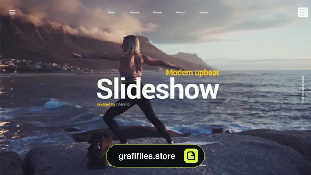 پروژه پریمیر اسلایدشو Modern Upbeat Slideshow