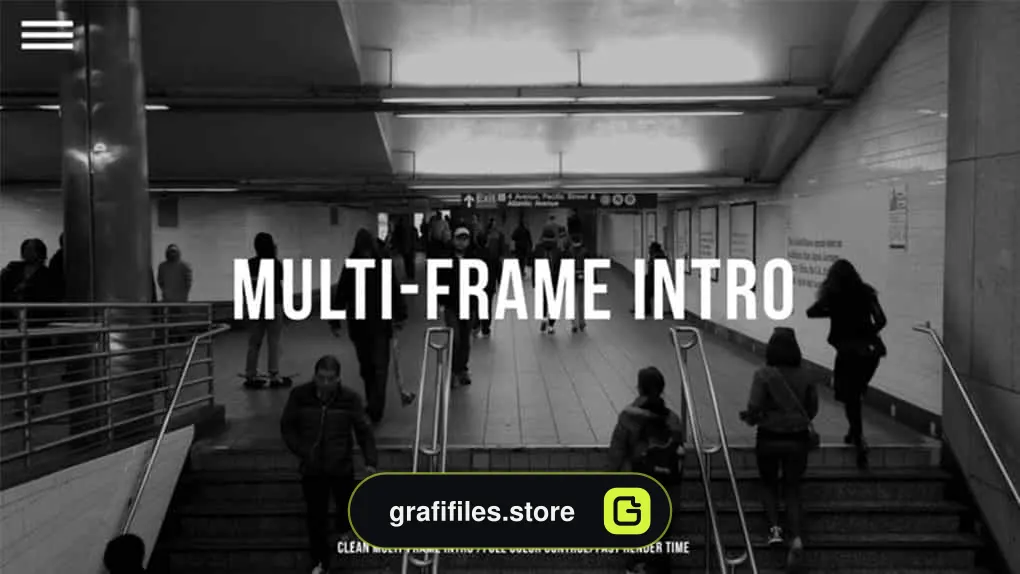 پروژه پریمیر اینترو Multiframe Intro