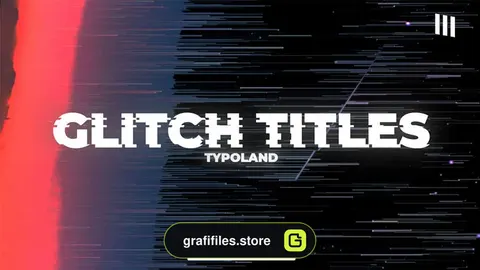 پروژه فاینال کات پرو تایتل New Glitch Titles