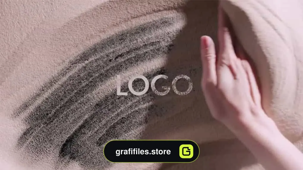 پروژه فاینال کات پرو نمایش لوگو در شن
