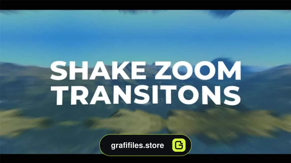 پروژه پریمیر ترانزیشن Shake Zoom Transitions