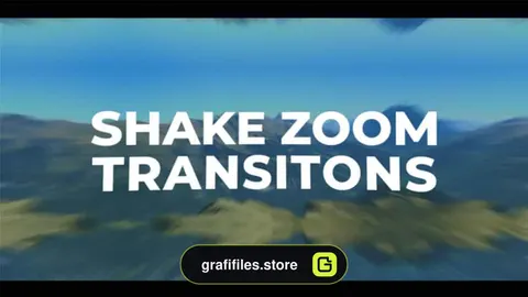 پروژه پریمیر ترانزیشن Shake Zoom Transitions