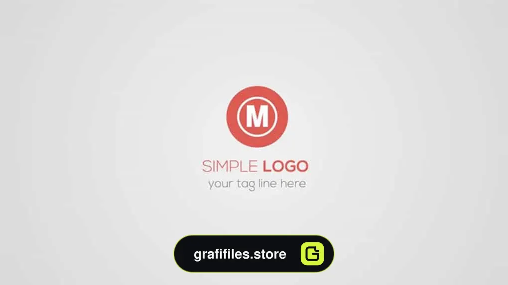 پروژه پریمیر نمایش لوگو Simple Logo