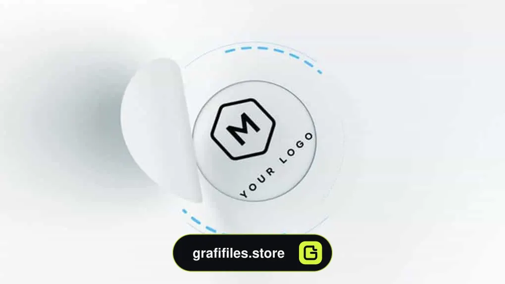 پروژه فاینال کات پرو نمایش لوگو Simple Peeling Off Logo