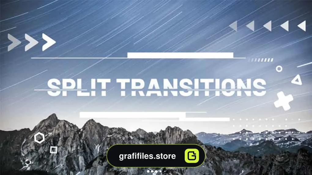 پروژه پریمیر ترانزیشن Split Transitions