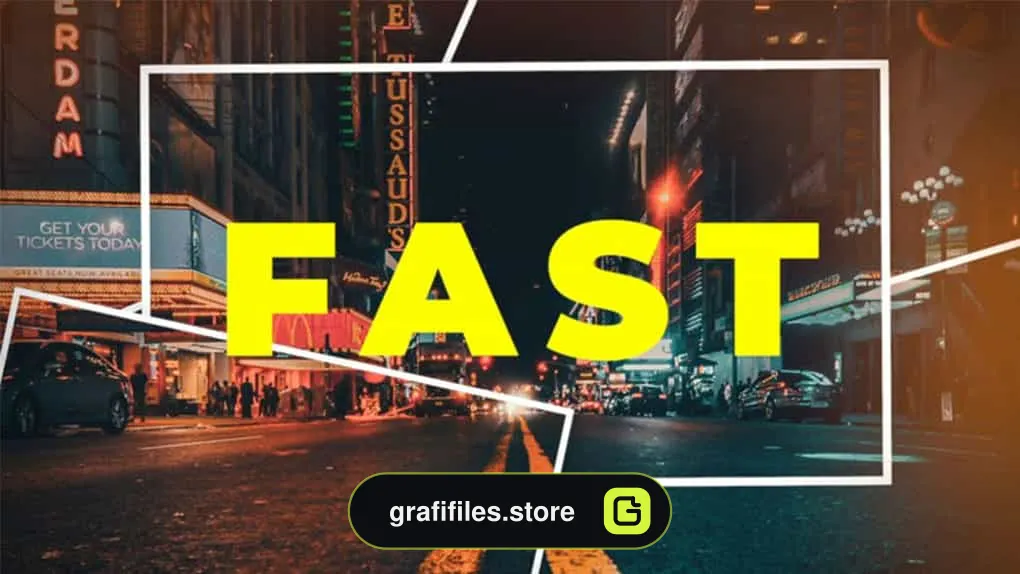 پروژه پریمیر نمایش لوگو Stomp Logo Opener