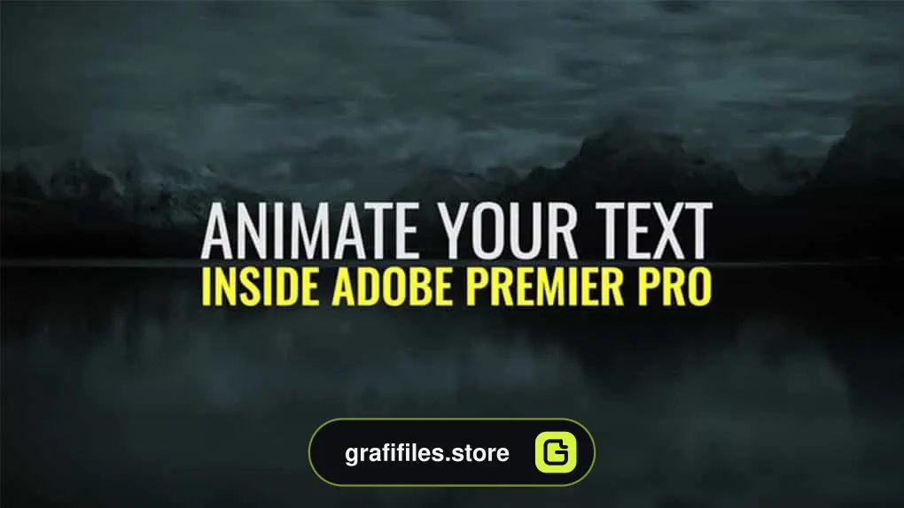 پروژه پریمیر انیمیشن متن Text Animator