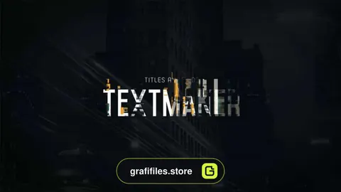 پروژه پریمیر انیمیشن متن Titles Animator - Digital Glitch