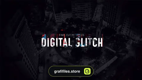 پروژه فاینال کات پرو تایتل پارازیت Titles Animator - Digital Glitch