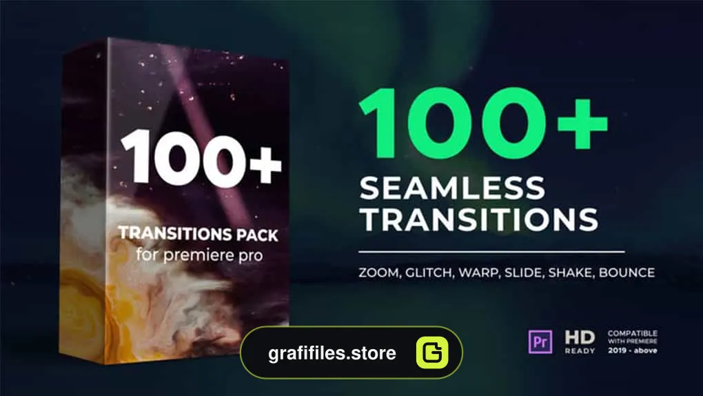 پروژه پریمیر ترانزیشن Transitions Pack