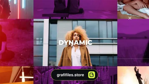 پروژه پریمیر اسلایدشو Trendy Dynamic Media Opener Slideshow