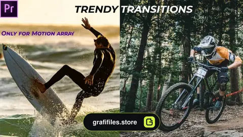 پروژه پریمیر ترانزیشن Trendy Transitions