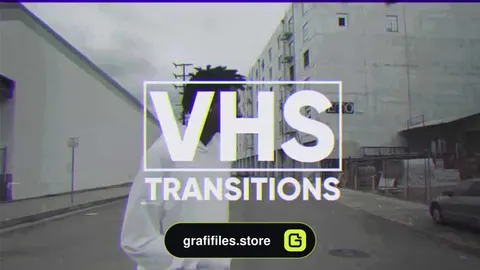 پروژه پریمیر ترانزیشن VHS Transitions