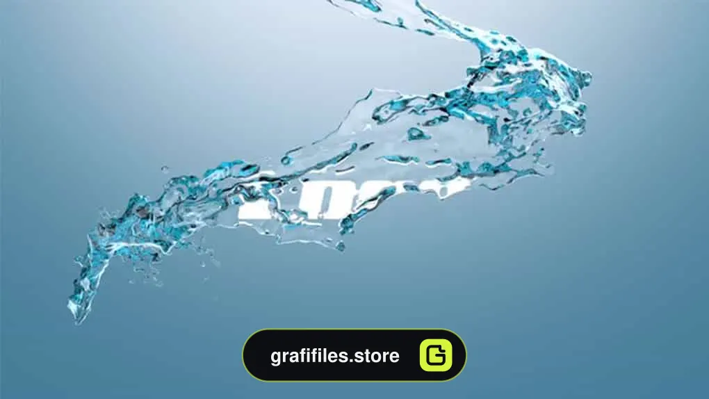 پروژه آماده فاینال کات پرو نمایش لوگو با آب