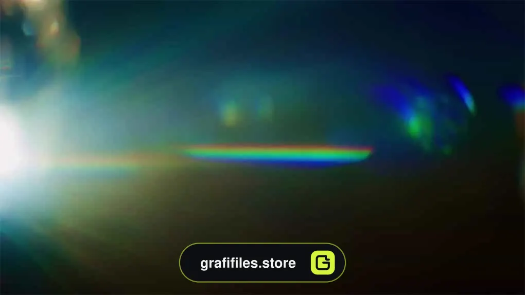فوتیج افکت نور آنامورفیک Anamorphic Lens Flares