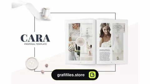 قالب ایندیزاین پروپوزال Cara Proposal Template