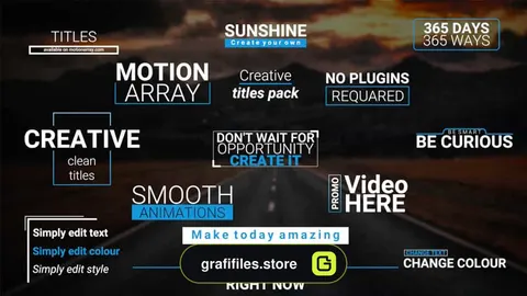 پروژه داوینچی ریزالو تایتل Creative Titles