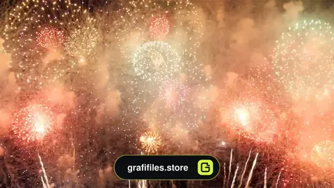 دانلود فوتیج آتش بازی Fireworks